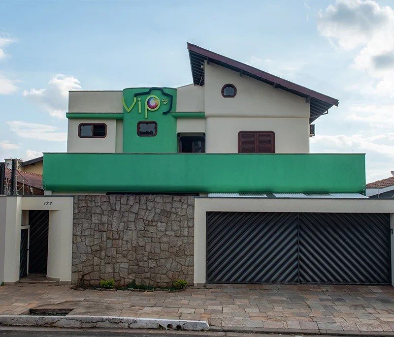 Fachada do estúdio