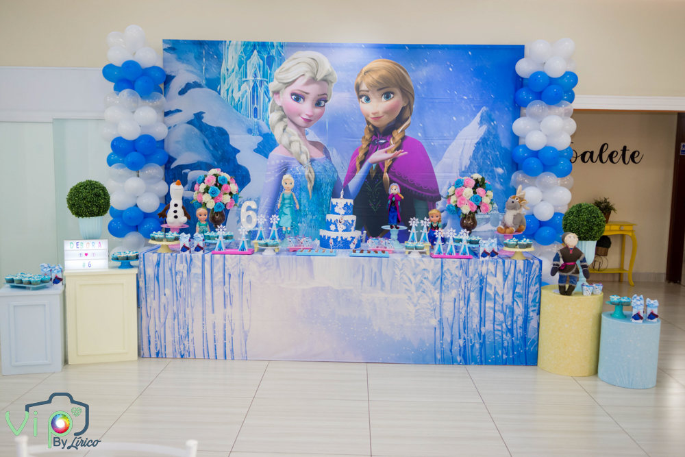 Festa Infantil decoração Frozen